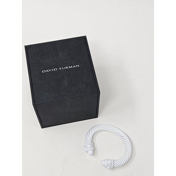 DAVID YURMAN white Aluminum Renaissance Cable Cuff Bracelet - Picture 3 of 14
